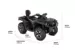 Квадроцикл Can-Am Outlander MAX LTD 1000 R '2023 (Black, , , )