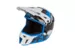 Шлем Klim F3 Carbon Helmet ECE  ( Electric Blue Lemonade - White XL)