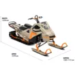 Снегоход SKI DOO Freeride STD 165 850 E-TEC Turbo DSHOT 2022