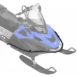 Дополнительный бампер черный Extra Bumper Для Ski Doo REV-XU WT, SWT. 860200561