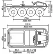 Вездеход амфибия ARGO 8x8 AVENGER ST, 747 куб.см., 30 л.с.