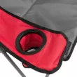 Кресло складное Nisus N-244-GRD-1 серый/красный/черный