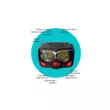 Фонарь EPILSO EPF-120 налобный, CREE XTE 5W x2, 1x1200mAh, 5В