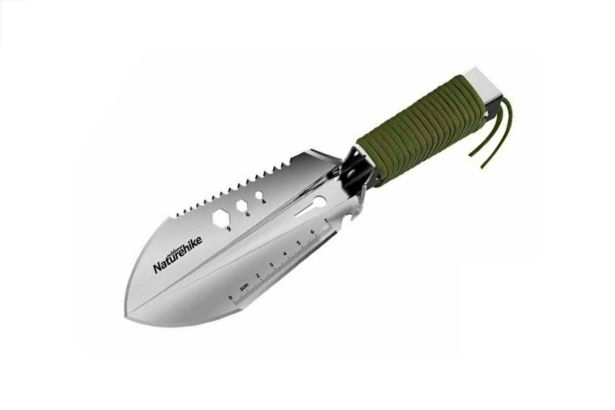 ЛопататуристическаяNATUREHIKEMulti-functionaloutdoorhandshovelSilver