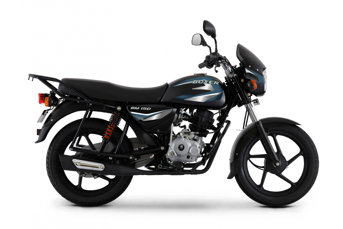МотоциклBajajBoxer150UG(Черный/Серый,,)