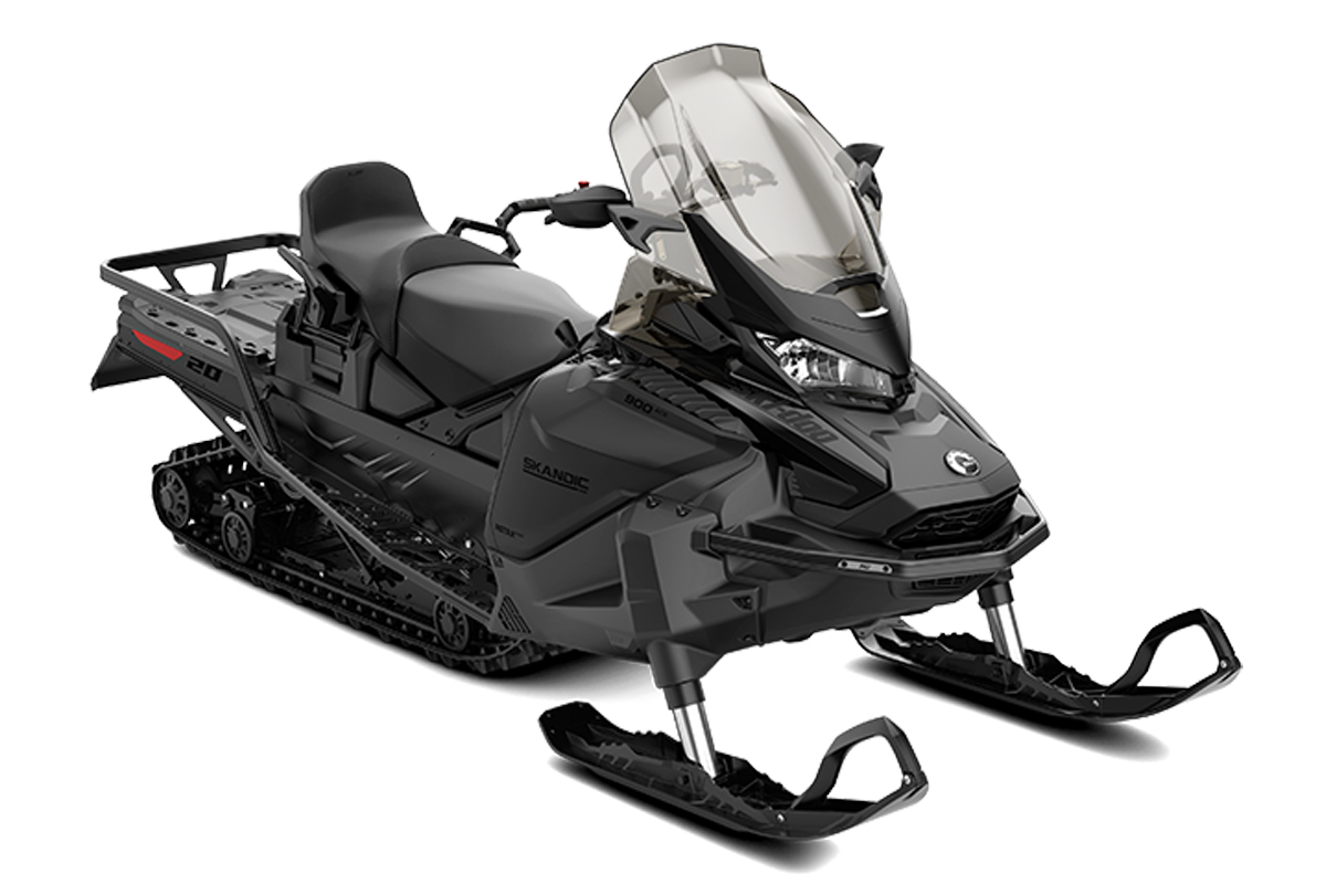 СнегоходSki-DooSKANDICLE900ACE(650W)DELE24in2023(Black)