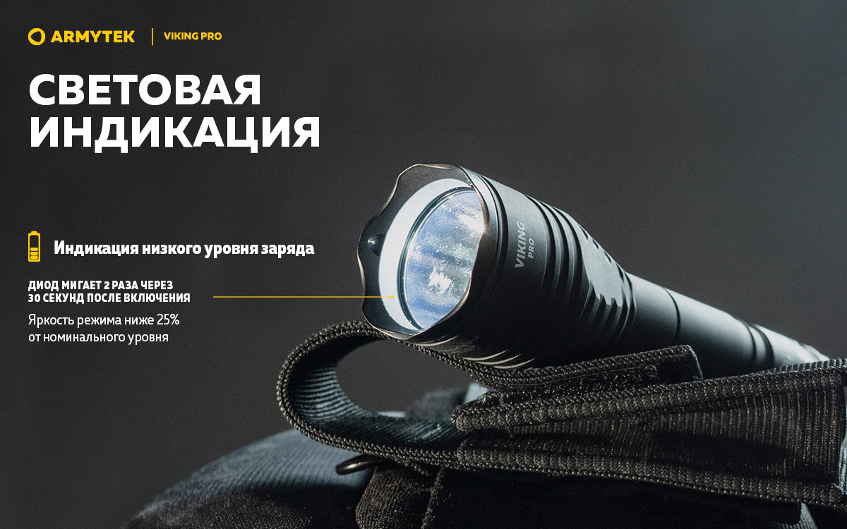 Купить Фонарь Armytek Viking Pro Magnet USB Extended Set белый по выгодной  цене | hft.ru